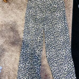 Leopard Print Pants